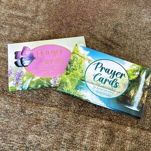 2 Colorful Prayer Cards Sets